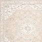 Safavieh Micro-Loop MLP505F 7" Square Light Grey and Ivory Area Rug, , large