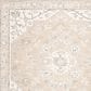 Safavieh Micro-Loop MLP505F 7" Square Light Grey and Ivory Area Rug, , large