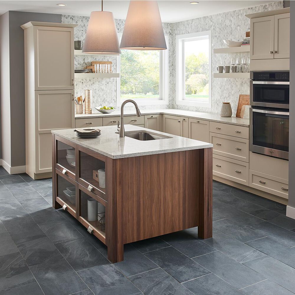 NFM Custom Countertops Gray Lagoon 3cm Quartz Countertop, , large