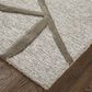 Feizy Kimball Gray, Taupe and Ivory 3"6" x 5"6" Area Rug, , large