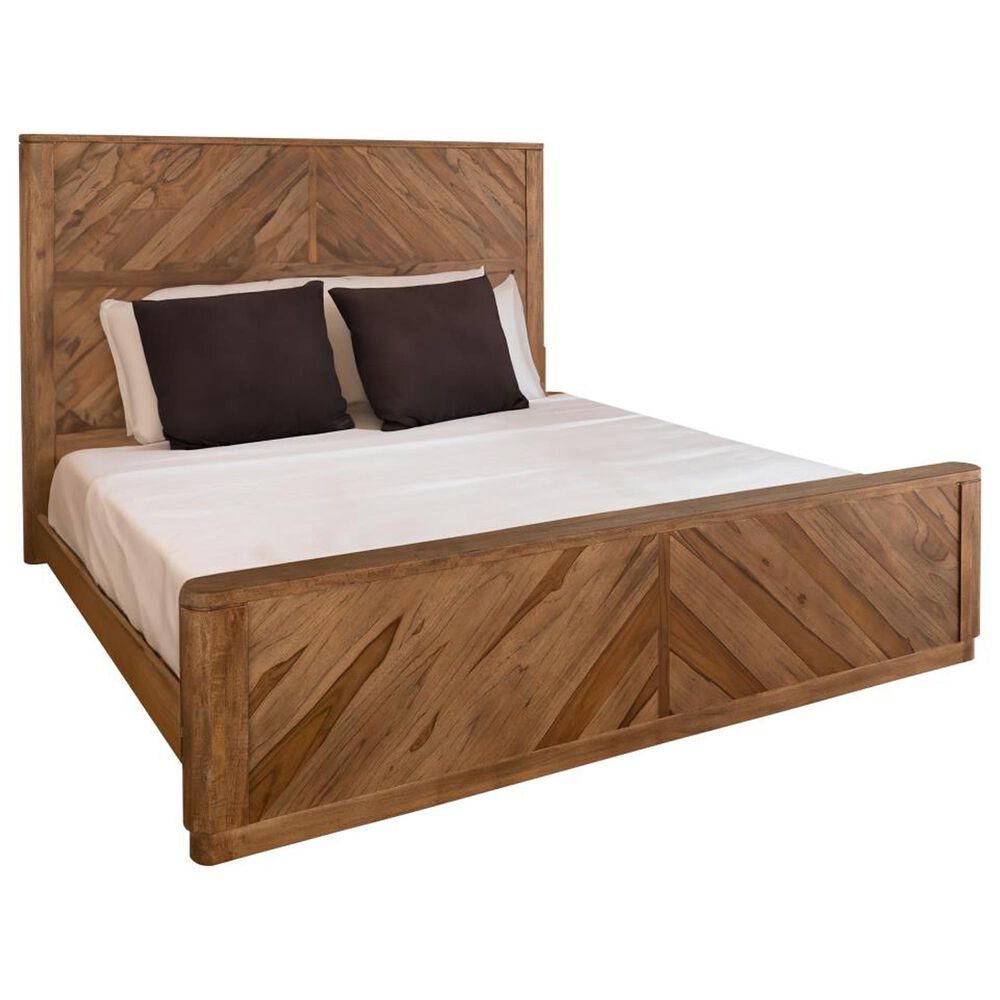 Fallridge Balam Queen Platform Bed in Brown, , large
