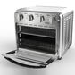 HOMLUX 16 Qt Air Fryer Toaster Oven in Silver, , large