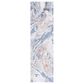 Safavieh Cyrus Shag 2"2" x 7"9" Blue and Beige Runner, , large