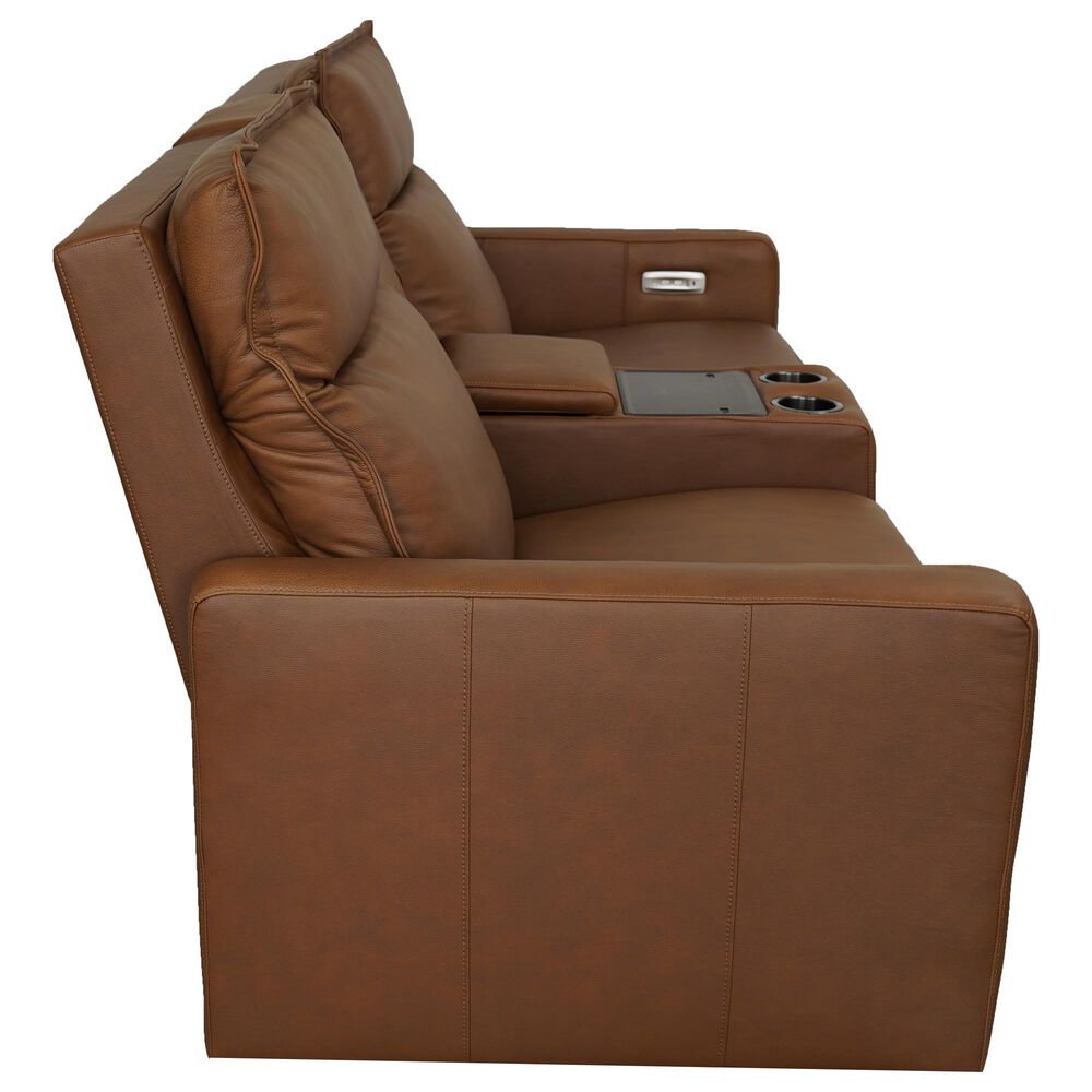 Aurora Furnishings Malta Power Zero Gravity Reclining Loveseat with Vibration in Bourbon, , large
