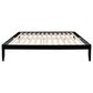 Linon Home Decor Polly King Platform Bed in Bold Black, , large
