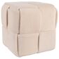 Sagebrook Home Coreybeach Ottoman in Ivory, , large