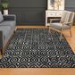 Dalyn Rug Company The Reserve TR12 Black 8" x 10" Indoor/Outdoor Area Rug, , large