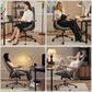 HOMLUX High Back Ergonomic Office Chair with Suede Leather in Gray, , large