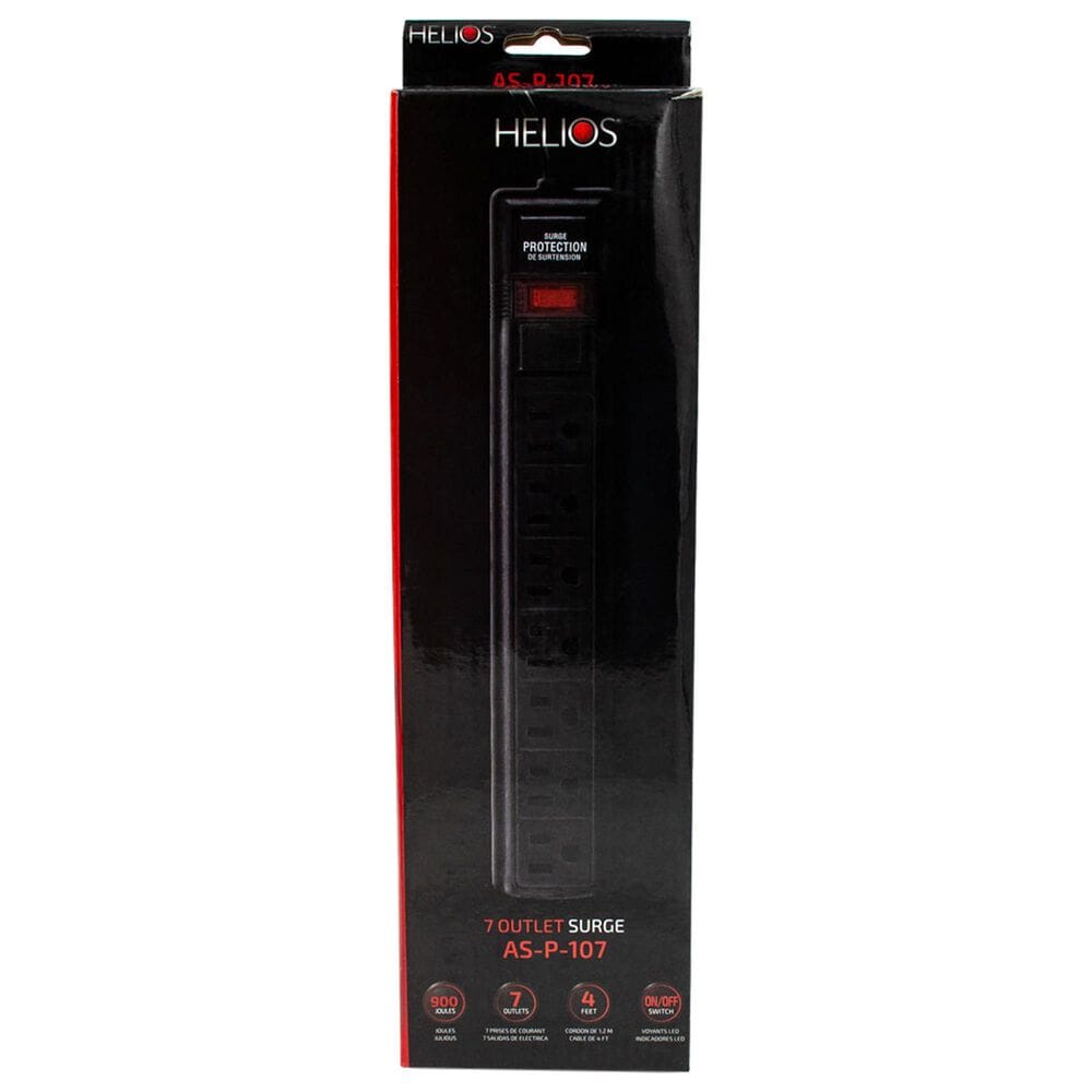 Sanus Tilting Wall Mount for 32" - 90" TVs with Red Series HDMI Cable and 7-Outlet 900J Surge Protector Power Strip in Black, , large