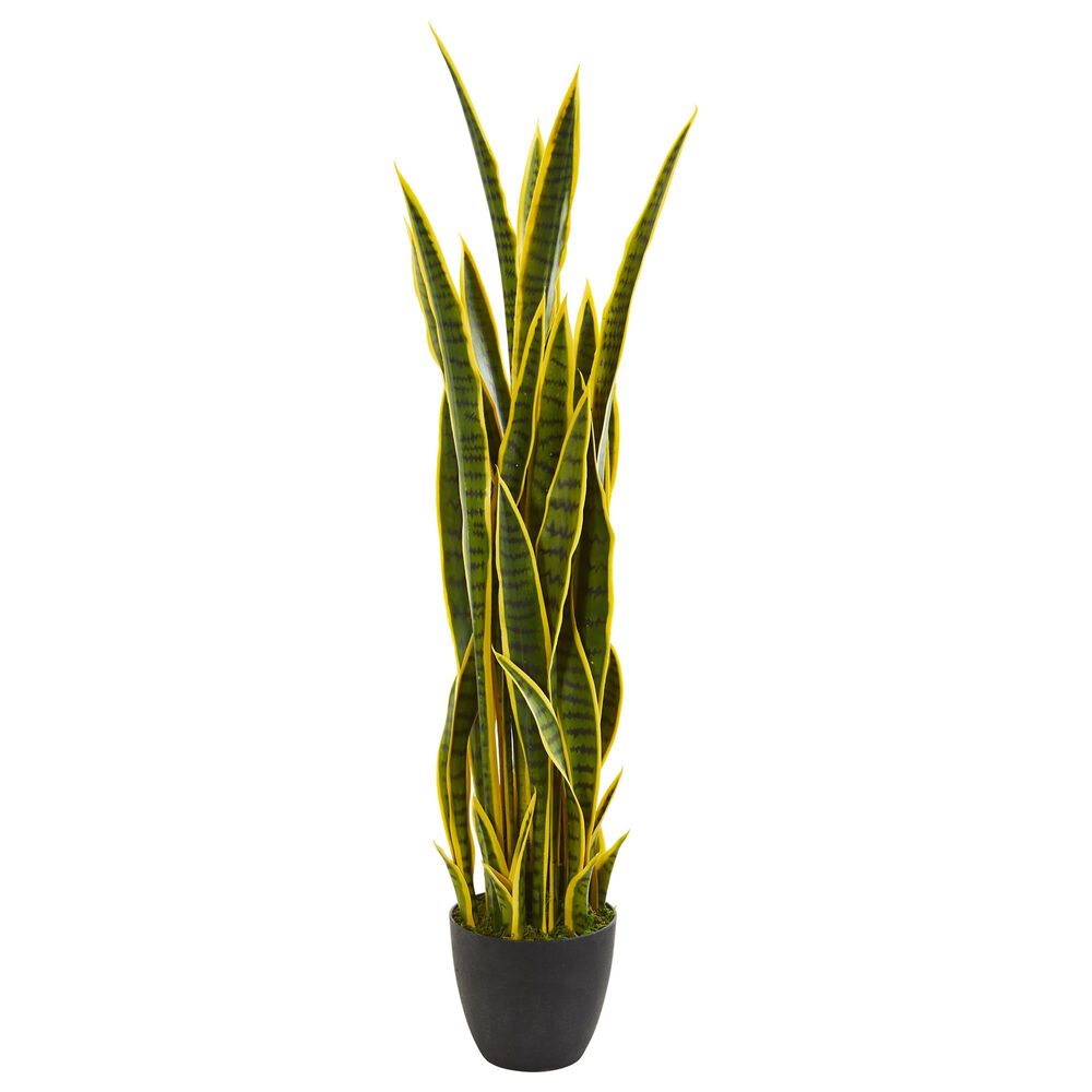 Nearly Natural Inc 4' Sansevieria Artificial Plant, , large