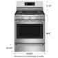 Cafe 5.6 Cu. Ft. Freestanding Gas Range with Convection in Stainless Steel, , large
