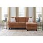 Ashley Amity Bay Stationary Queen Sofa Chaise Sleeper in Clay, , large