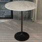 Leisuremod Verve 36" Round Bar Height Dining Table with Resin Top in Black and White - Table Only, , large