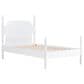 Walker Edison Vivienne Twin Platform Bed in White, , large