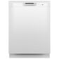 GE Appliances 24" Electronic Touch Built-In Dishwasher in White, , large