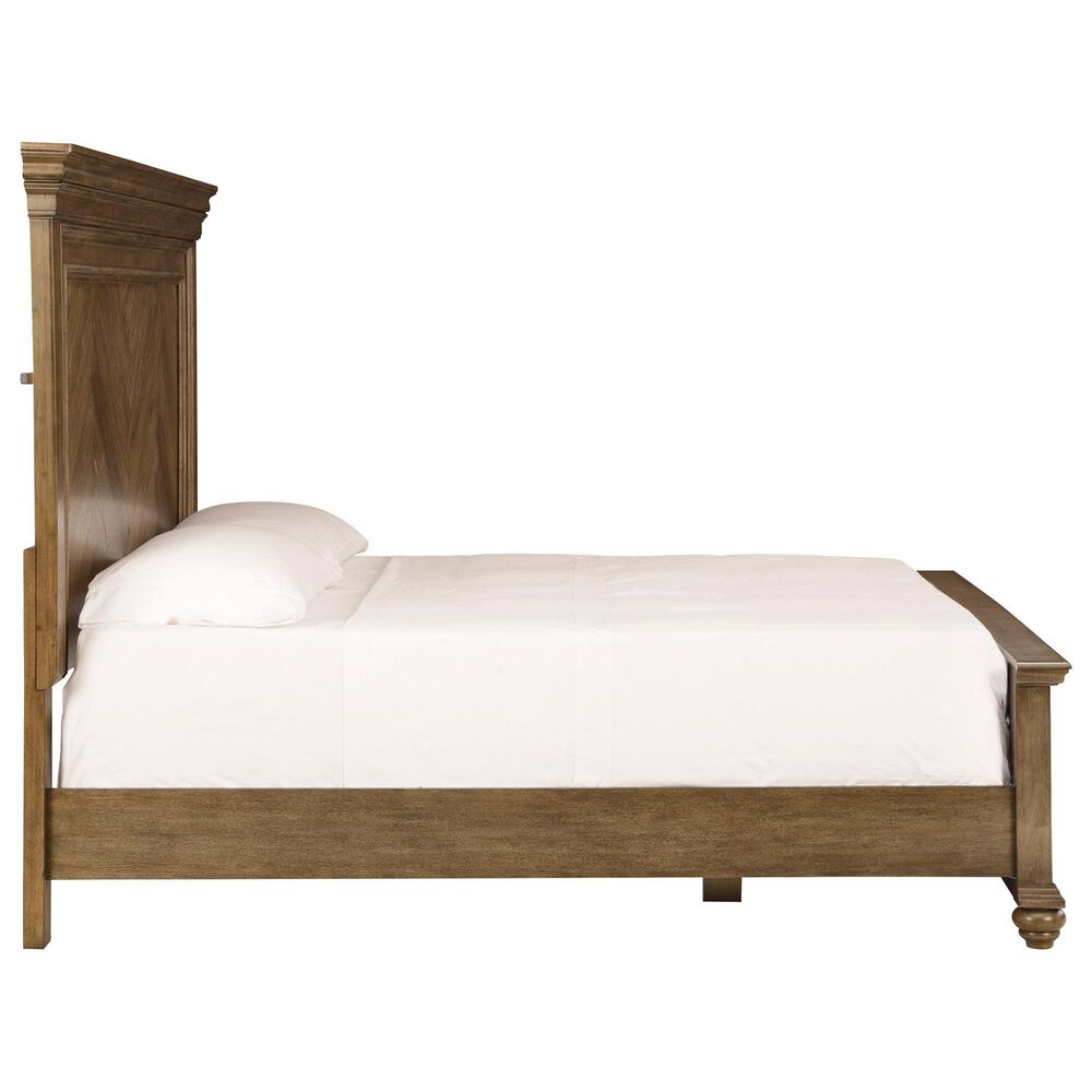 Ashley Karallin California King Panel Bed  in Medium Brown, , large