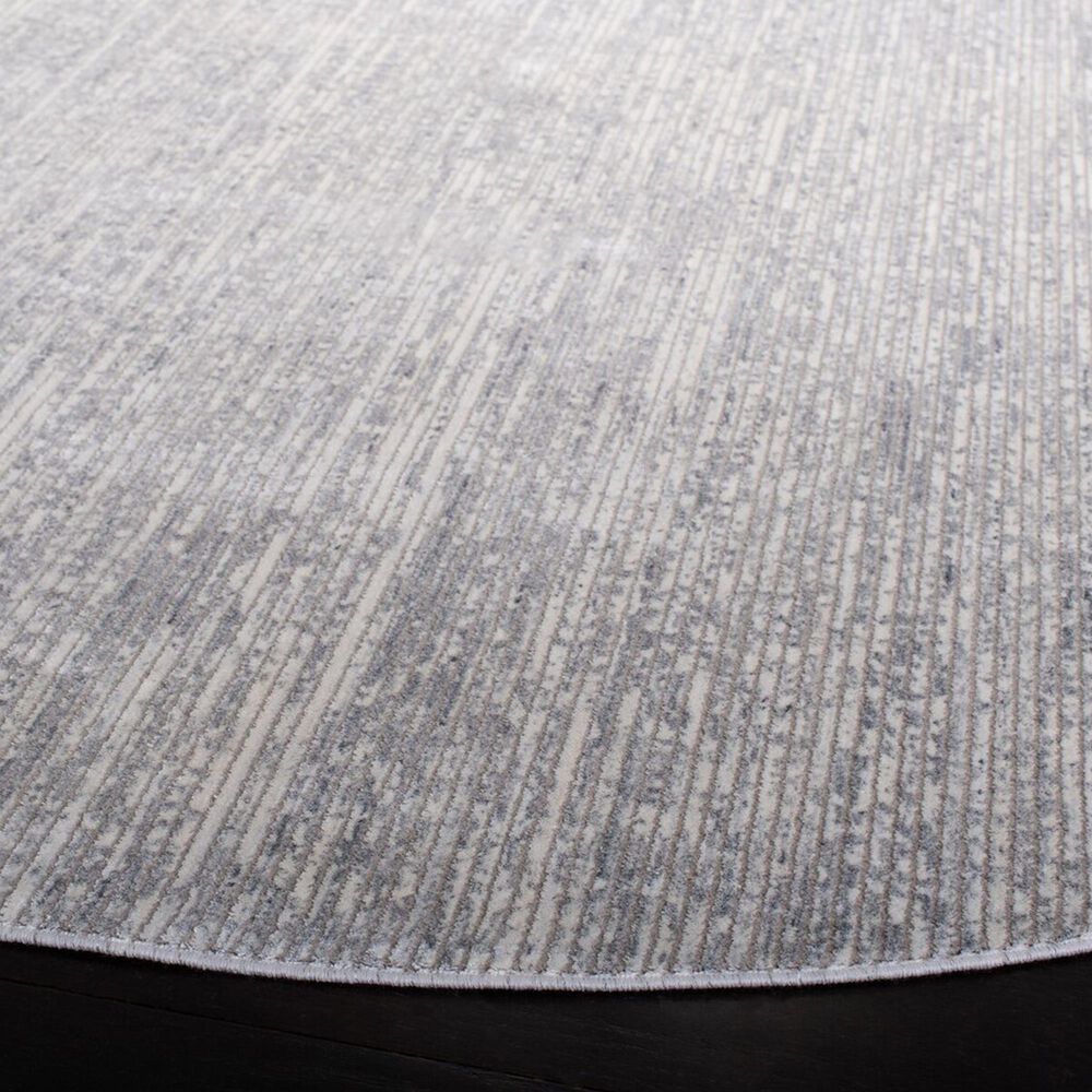 Safavieh Dream 6&#39;7&quot; Round Ivory and Grey Area Rug, , large