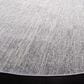Safavieh Dream 6"7" Round Ivory and Grey Area Rug, , large
