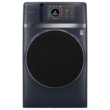 GE Profile 4.8 Cu. Ft. Smart Front Load Combo Washer/Dryer in Sapphire Blue, , large