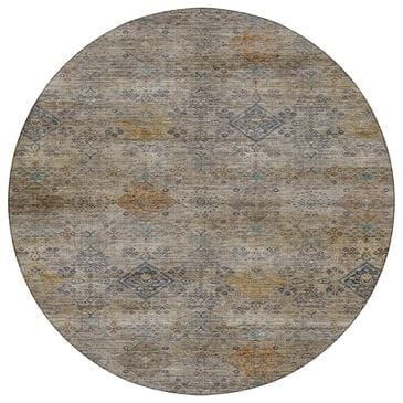 Dalyn Rug Company Aristo Pewter 8" Round Area Rug, , large