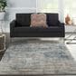 Nourison Quarry Abstract 3" x 5" Blue and Beige Area Rug, , large