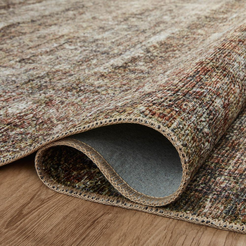 Amber Lewis x Loloi Billie 2&#39;3&quot; x 3&#39;9&quot; Tobacco and Rust Area Rug, , large