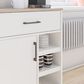 DHP Mirra Bar Cabinet in White, , large