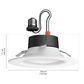 Philips Hue 5/6" Ambiance Recessed Downlight in White (Set of 4), , large