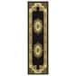 Safavieh Lyndhurst LNH218 2"3" x 8" Black and Ivory Runner, , large