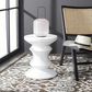 Safavieh Palmdale Patio Accent Stool in Ivory, , large