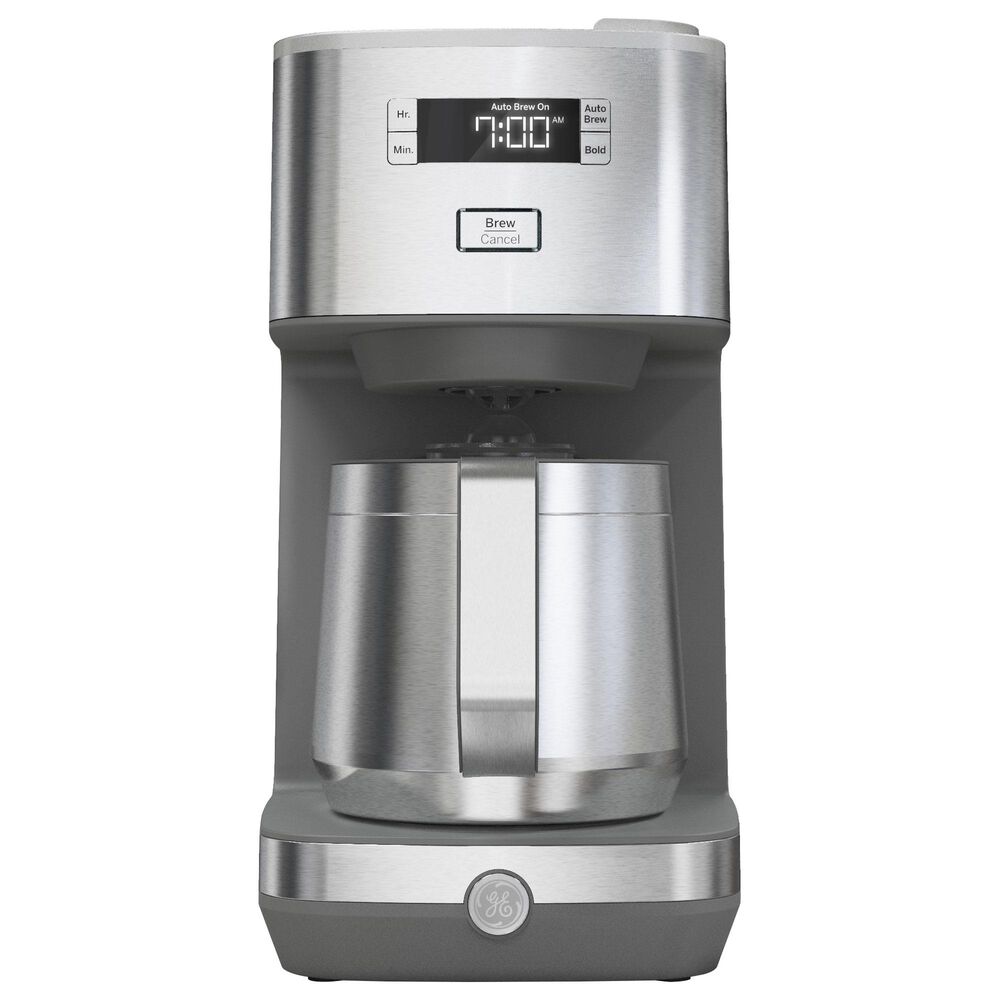 GE Drip Coffee Maker with Thermal Carafe in Stainless Steel | Nebraska Drip Coffee Maker With Stainless Steel Carafe