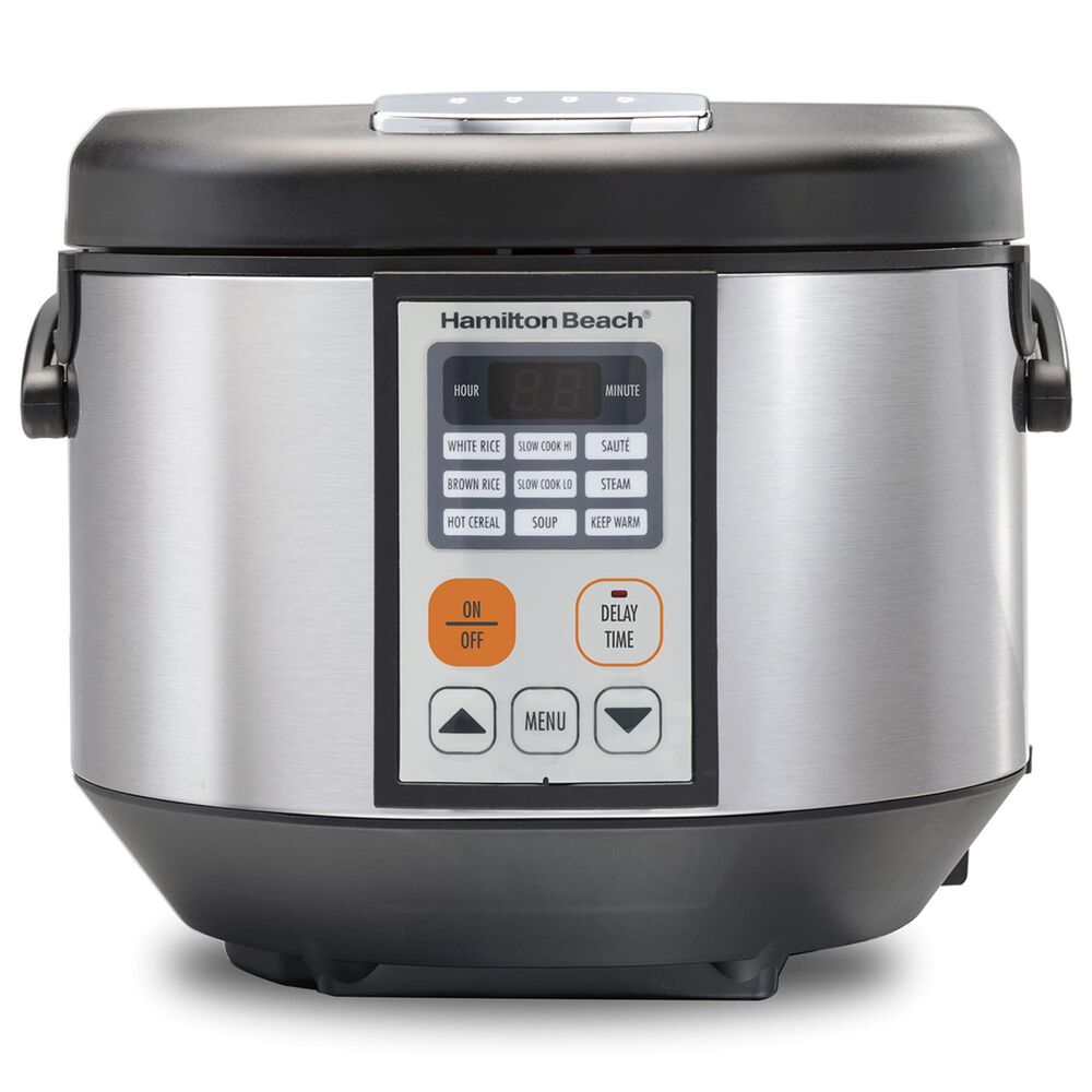 Hamilton Beach 4.5-Quart Digital Multi Cooker in Stainless Steel, , large