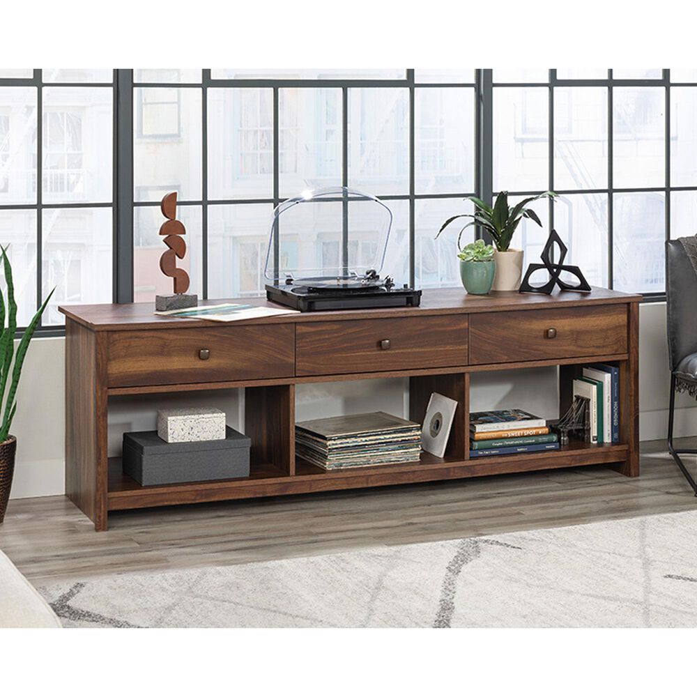 Sauder River Ranch 71&quot; TV Stand in Grand Walnut, , large