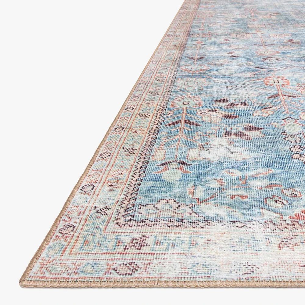 Loloi Wynter WYN-06 2'6" x 12' Teal/Multi Runner, , large