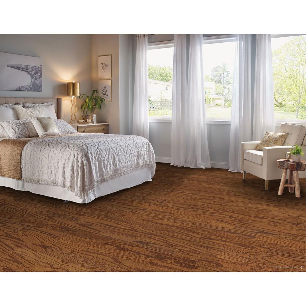 Bruce Hardwood Flooring Turlington Gunstock 5 in Red Oak Hardwood