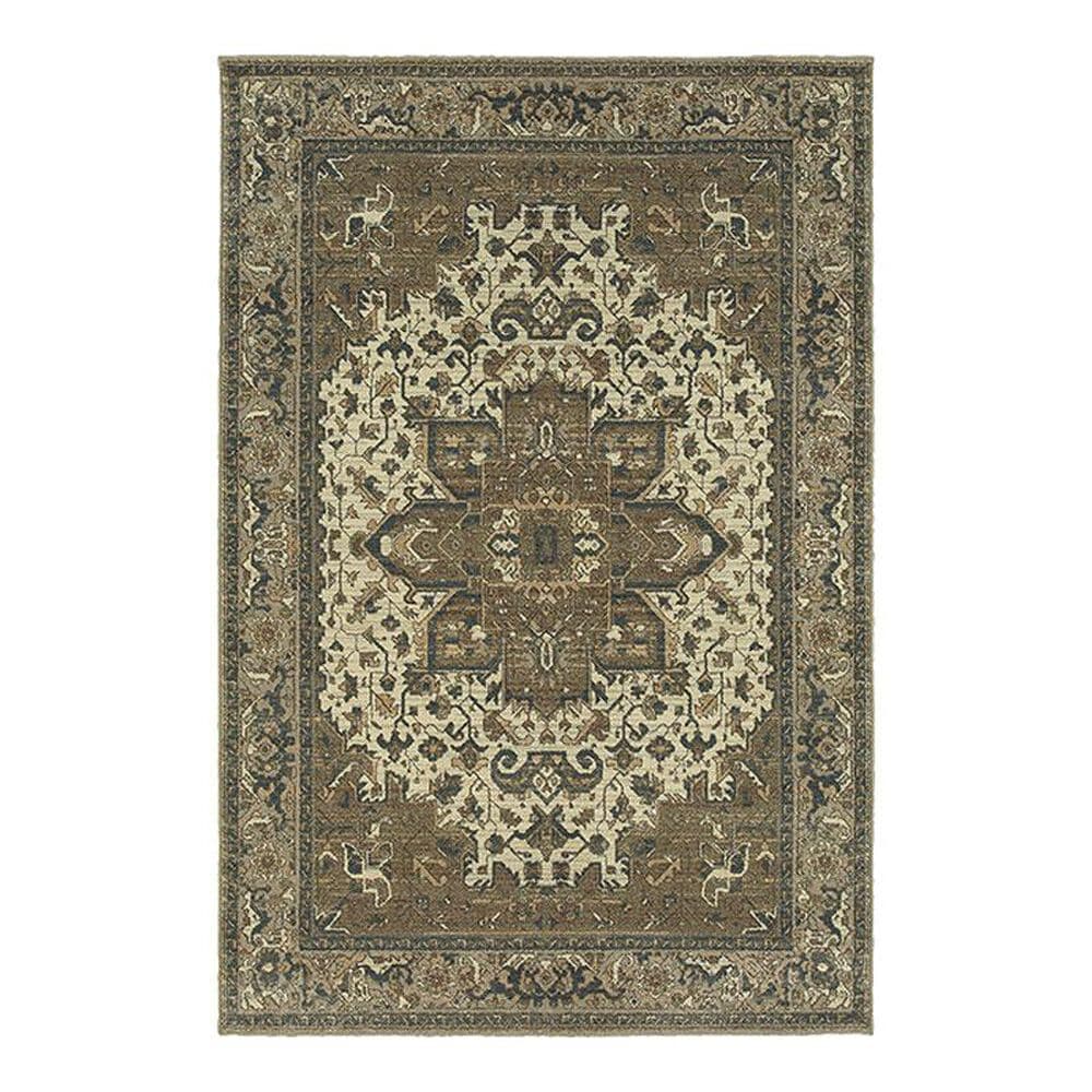 Oriental Weavers Pasha 5991D 7'10" x 10'10" Ivory Area Rug, , large