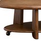 Nicolette Home Tanner Cocktail Table with Casters in Tawny Brown, , large