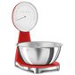 SMEG 50"s Retro Style Kitchen Scale in Red and Chrome, , large