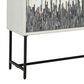 Ashley Freyton Accent Cabinet in Light Distressed White, Gray and Black, , large