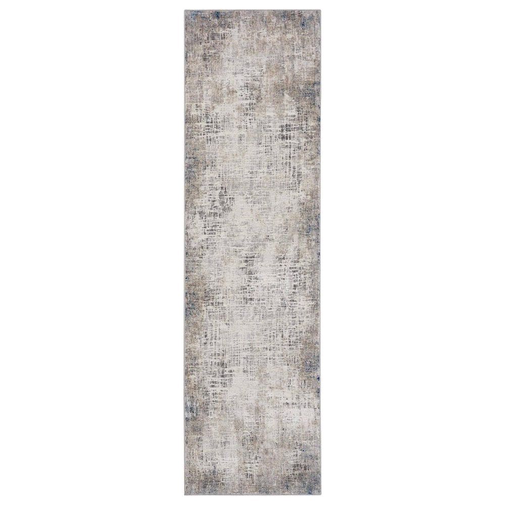 Nourison Infinity 2"2" x 7"6" Blue and Multicolor Runner, , large
