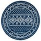 Safavieh Tulum 6"7" Dark Blue Area Rug, , large