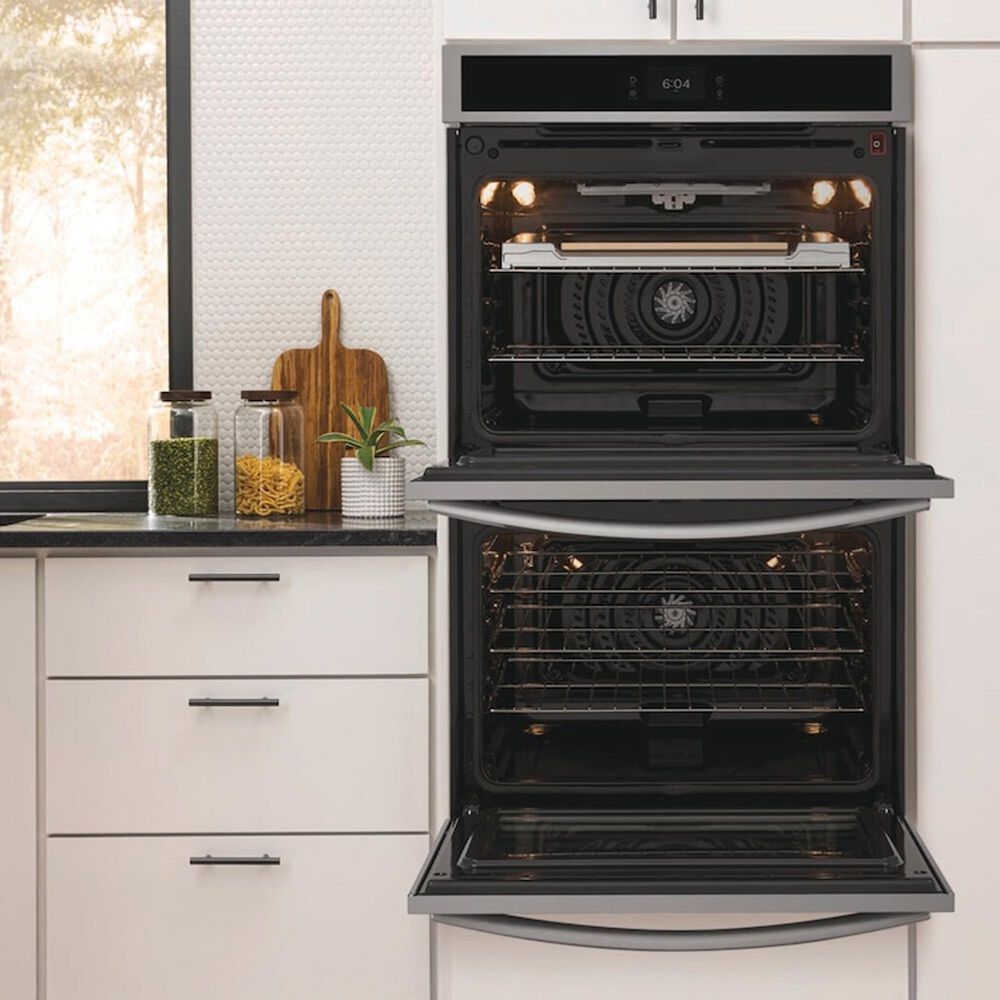 Frigidaire Gallery 2-Piece Kitchen Package with 30" Double Electric Wall Oven and 36" Gas Cooktop in Stainless Steel, , large