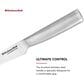 KitchenAid Gourmet 3.5" Serrated Paring Knife with Blade Cover in Stainless Steel and Black, , large