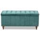 Baxton Studio Kaylee Storage Ottoman Bench in Teal Blue, , large