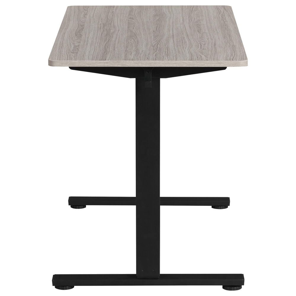 OSP Home Primo 48&quot; Electric Sit and Stand Desk in Black and Light Gray, , large