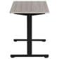 OSP Home Primo 48" Electric Sit and Stand Desk in Black and Light Gray, , large