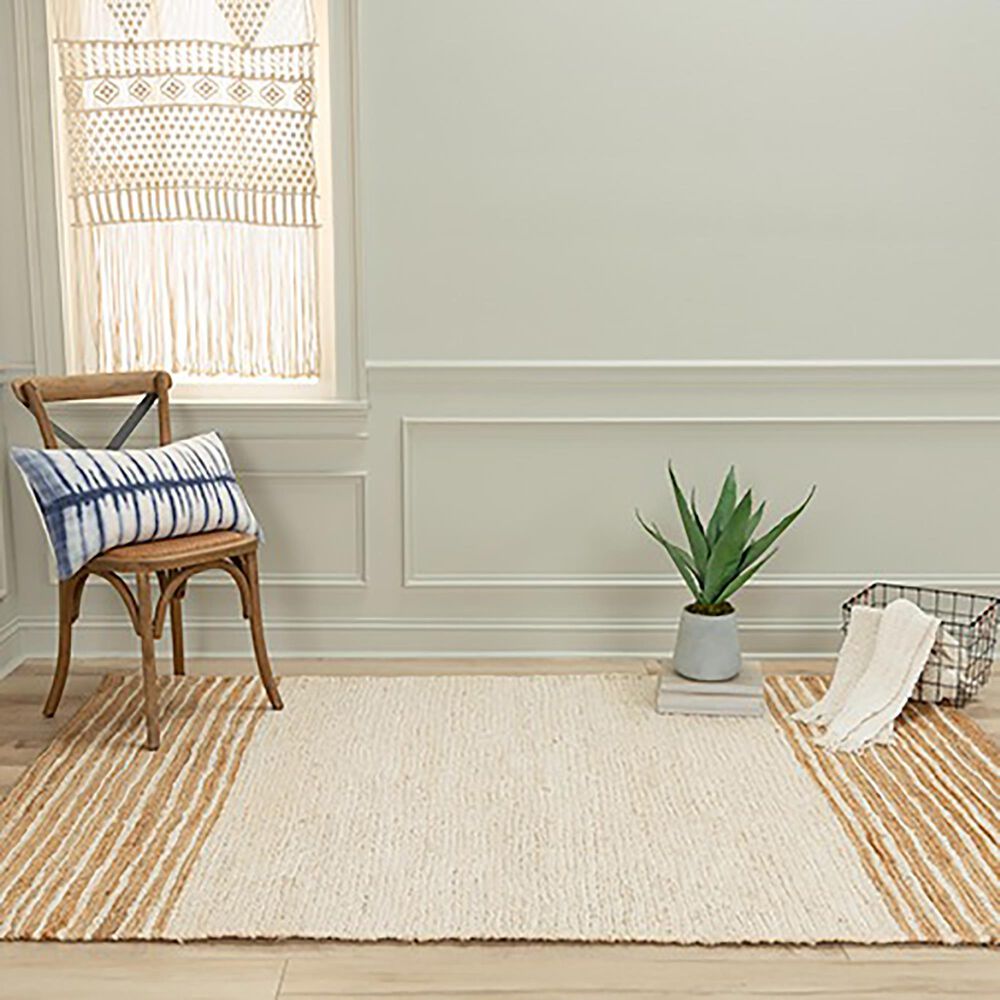 RIZZY Bengal BNL942 5&#39; x 7&#39;6&quot; Natural and Beige Area Rug, , large
