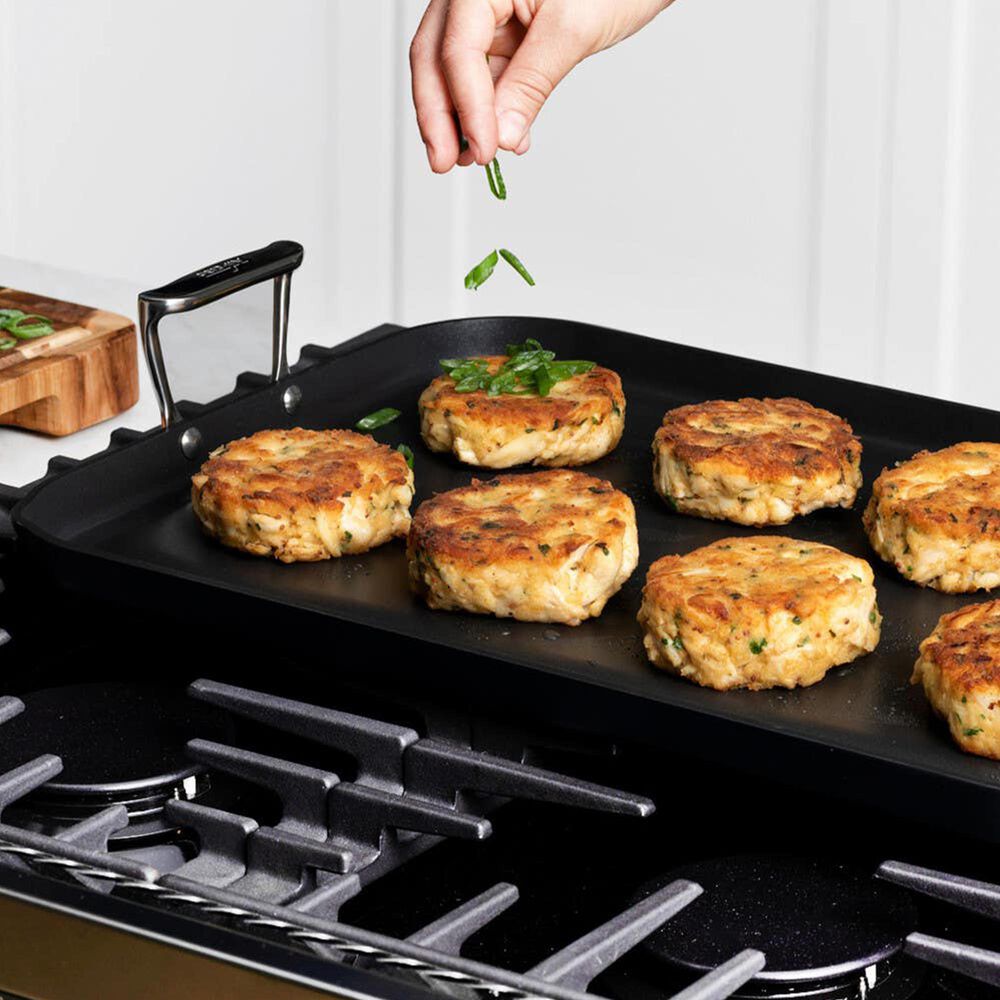 All-Clad HA1 Expert Nonstick Double Burner Griddle in Black, , large