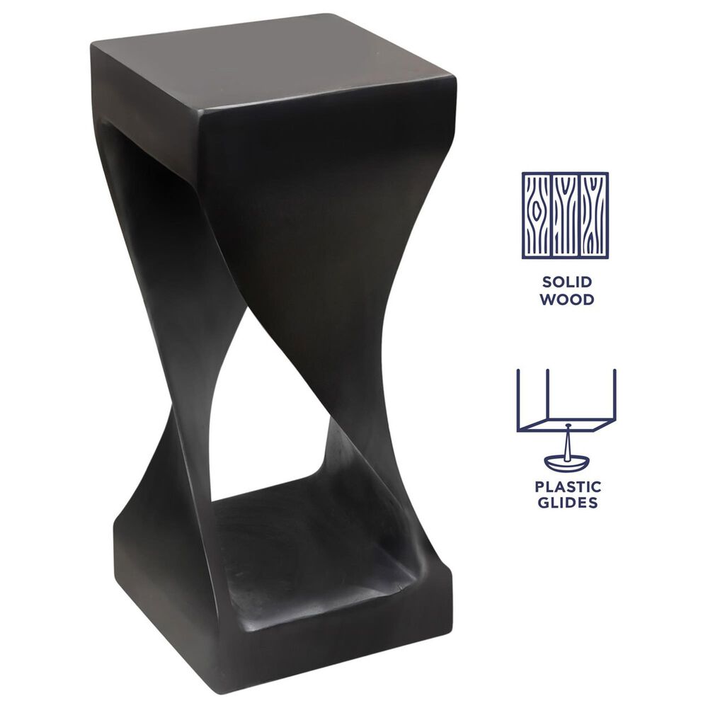 Steve Silver Solana Accent Table in Ebony, , large