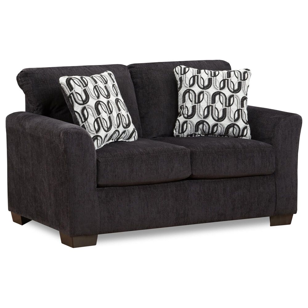 Arapahoe Home Stationary Loveseat in Obsidian Black, , large